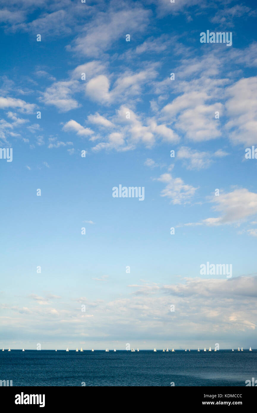 Vente blanc sur le lac Ontario Banque D'Images