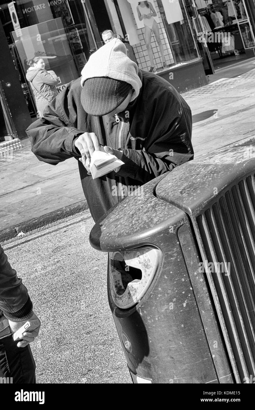 La Photographie de rue autour de Camden Town et Bethnal Green. Banque D'Images