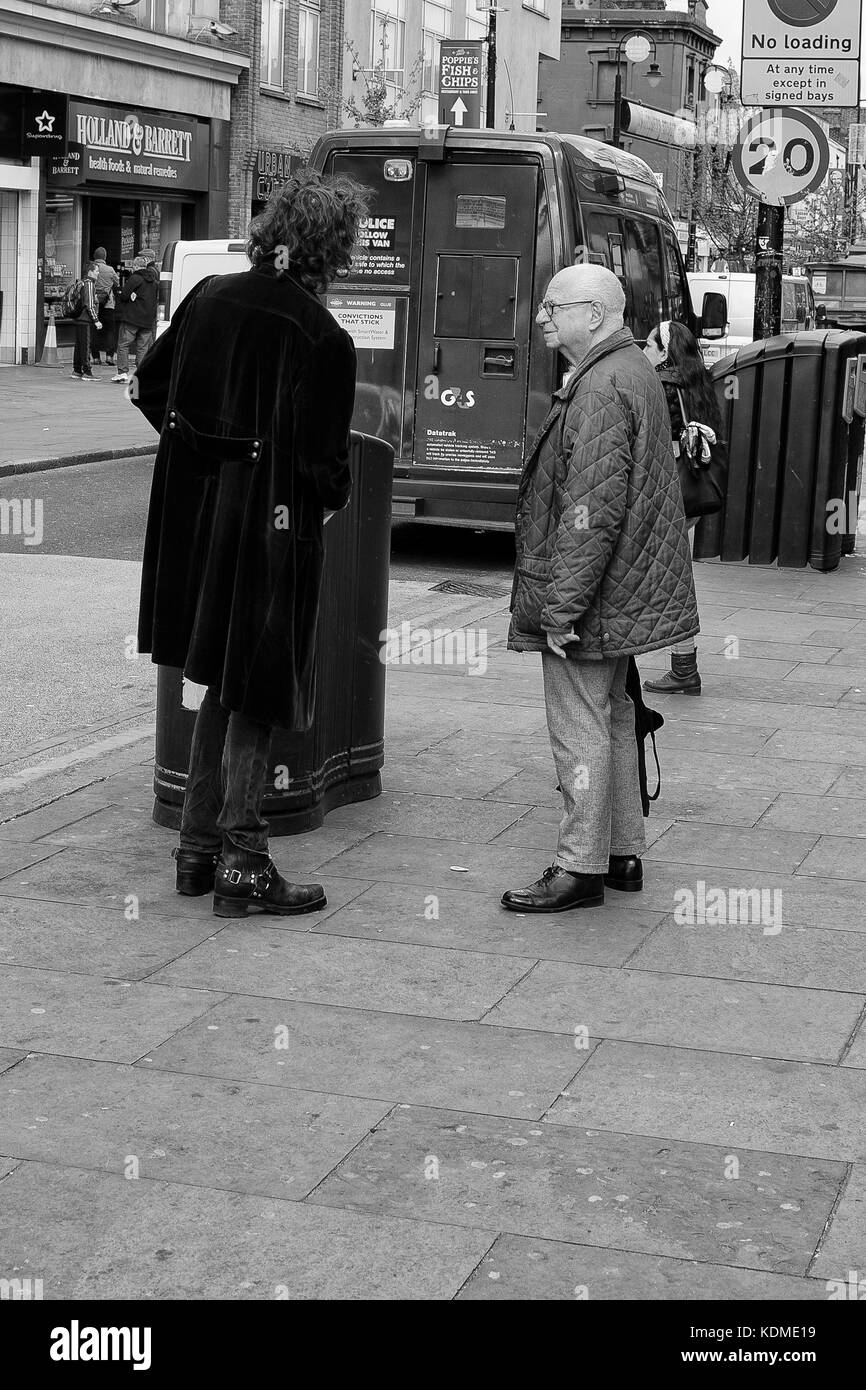 La Photographie de rue autour de Camden Town et Bethnal Green. Banque D'Images