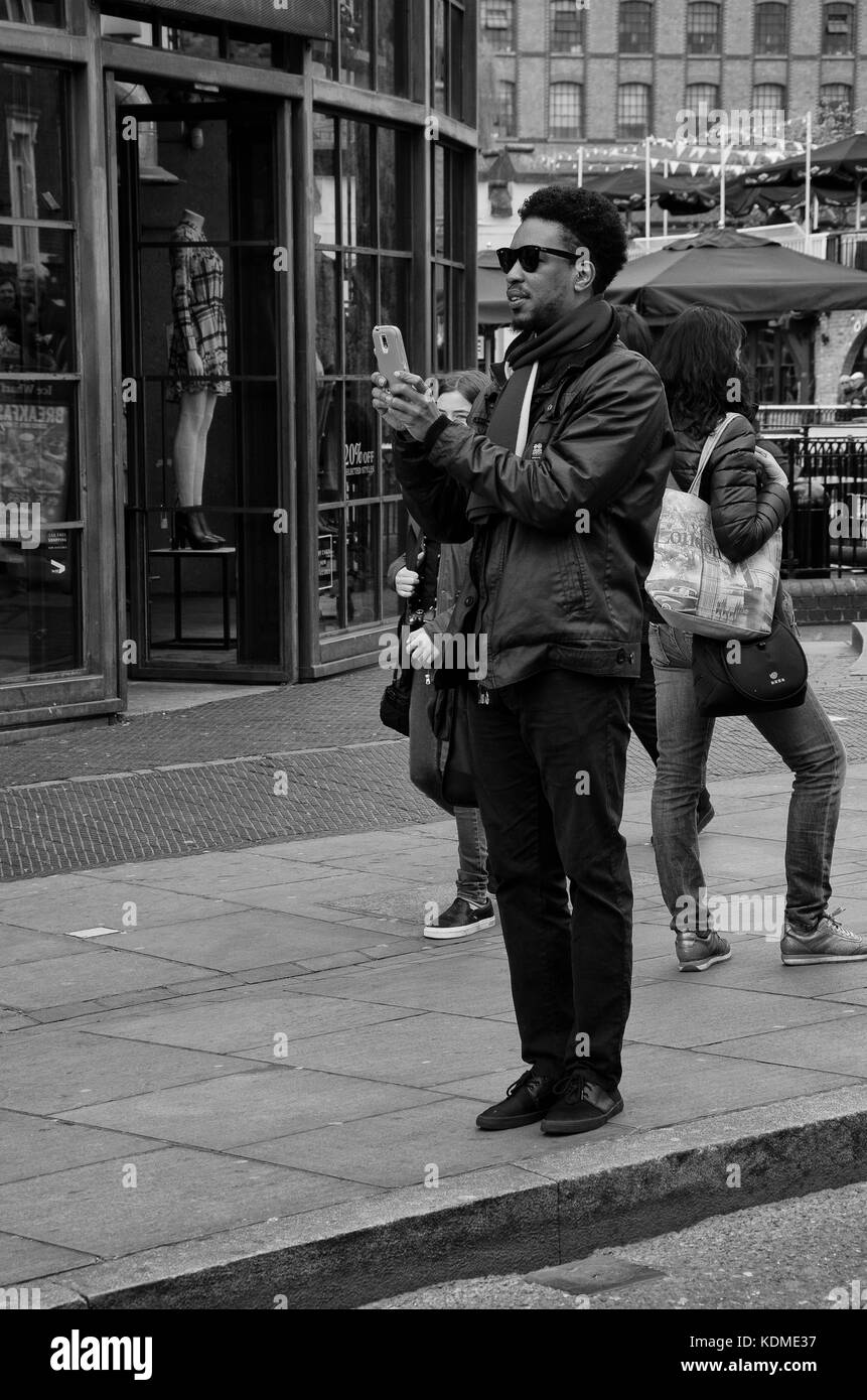 La Photographie de rue autour de Camden Town et Bethnal Green. Banque D'Images