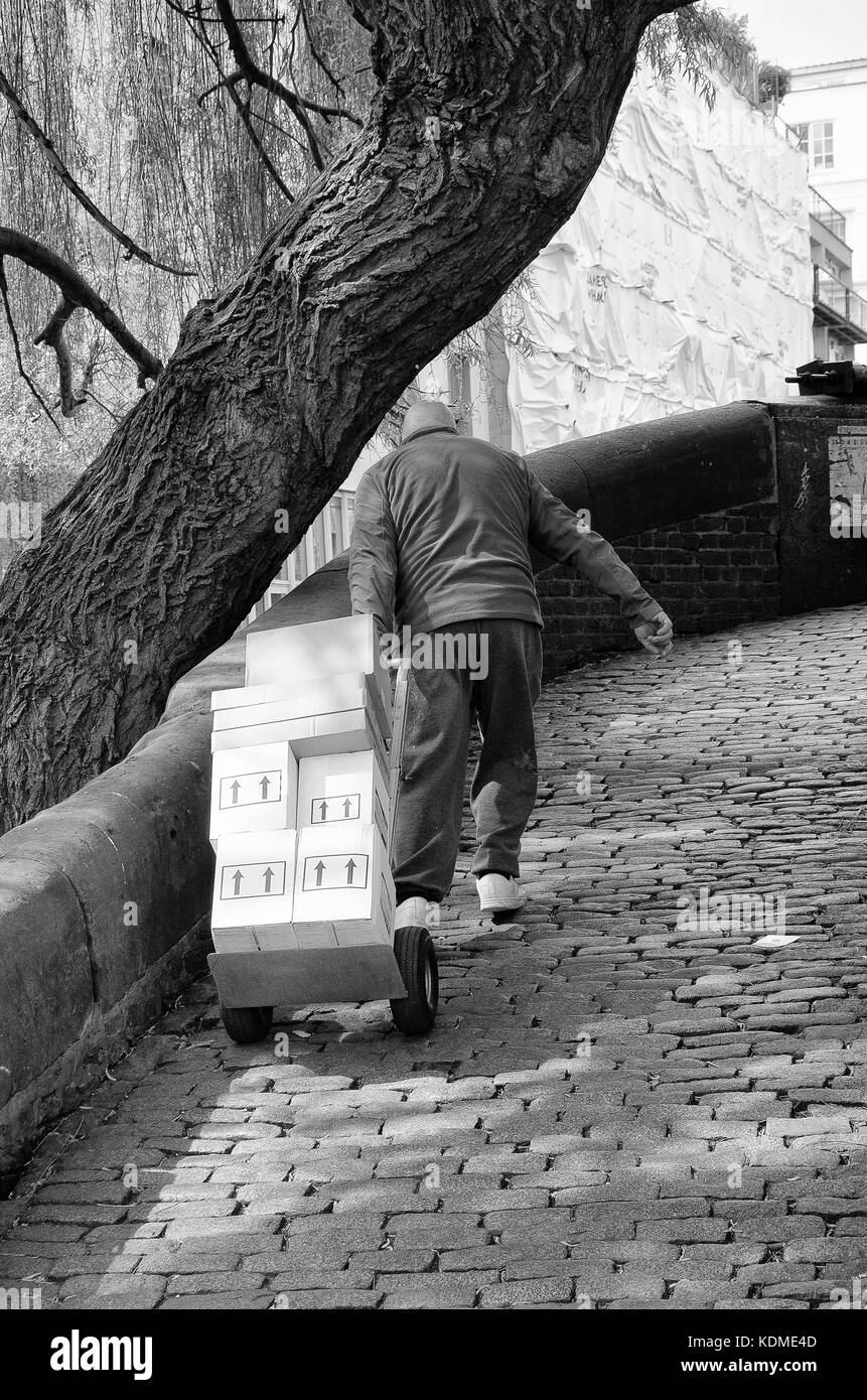 La Photographie de rue autour de Camden Town et Bethnal Green. Banque D'Images