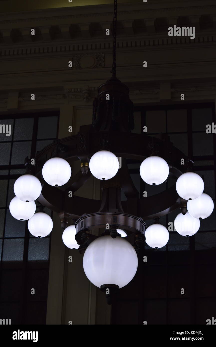 Lustre transit hoboken Banque D'Images