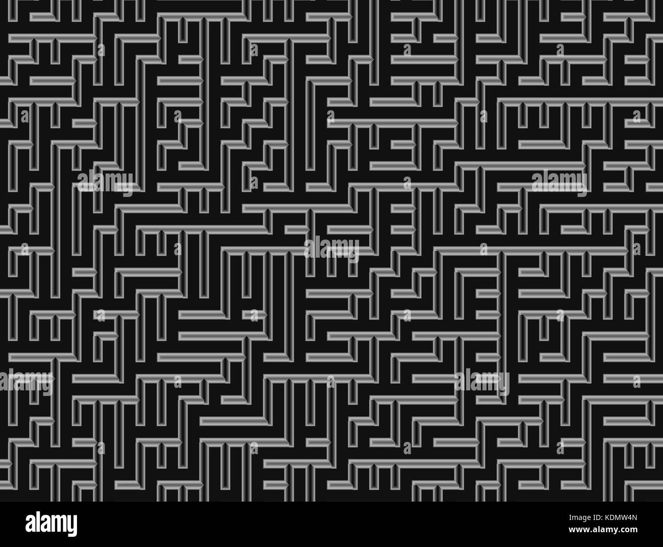 Résumé fond gris gradient labyrinthe, labyrinthe gris ; ; ; ; ; mouvement moderne mouvement ; de nombreux ; motif ; répétition ; Banque D'Images