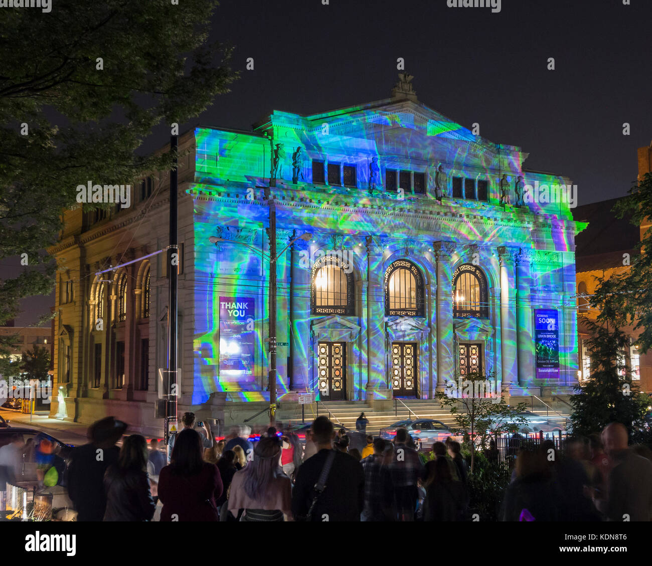Images de l'événement Blink à Cincinnati 2017. Banque D'Images Images de l'événement Blink à Cincinnati 2017. Banque D'Images