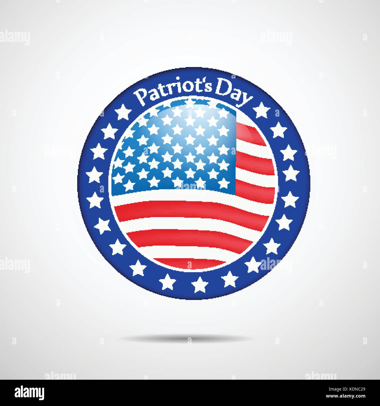 Illustration de la Patriots' day background Illustration de Vecteur