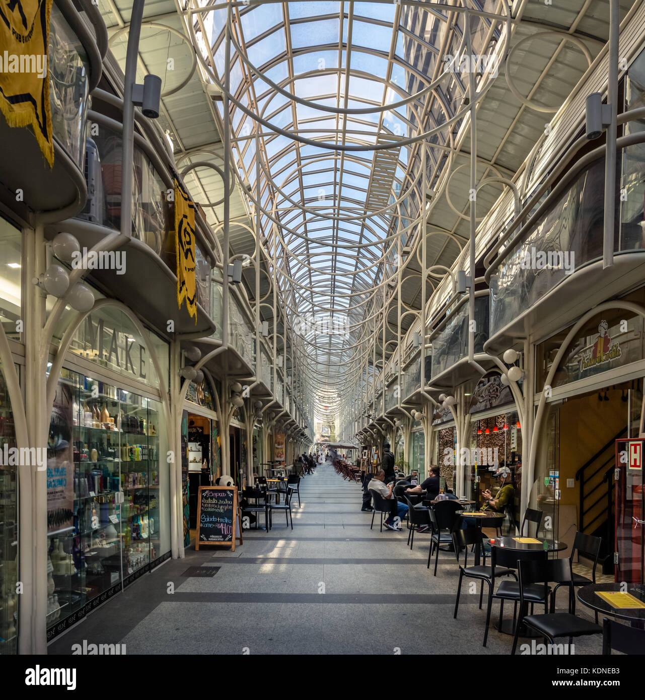 24 heures rue - Curitiba, Parana, Brésil Banque D'Images