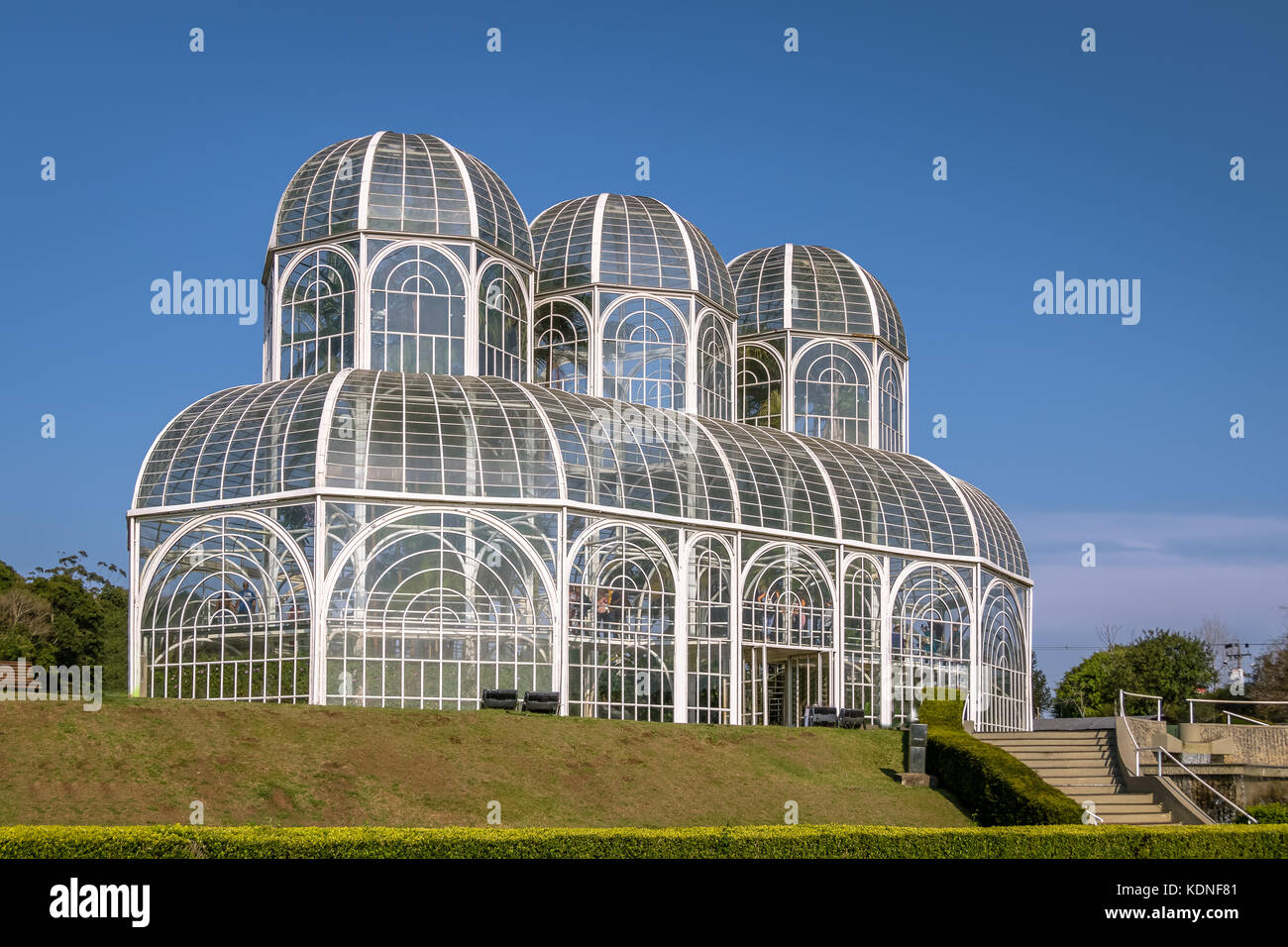 Serre de jardin botanique de Curitiba - Curitiba, Parana, Brésil Banque D'Images