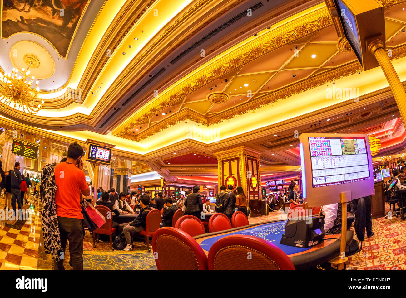 Table de Blackjack Casino Banque D'Images
