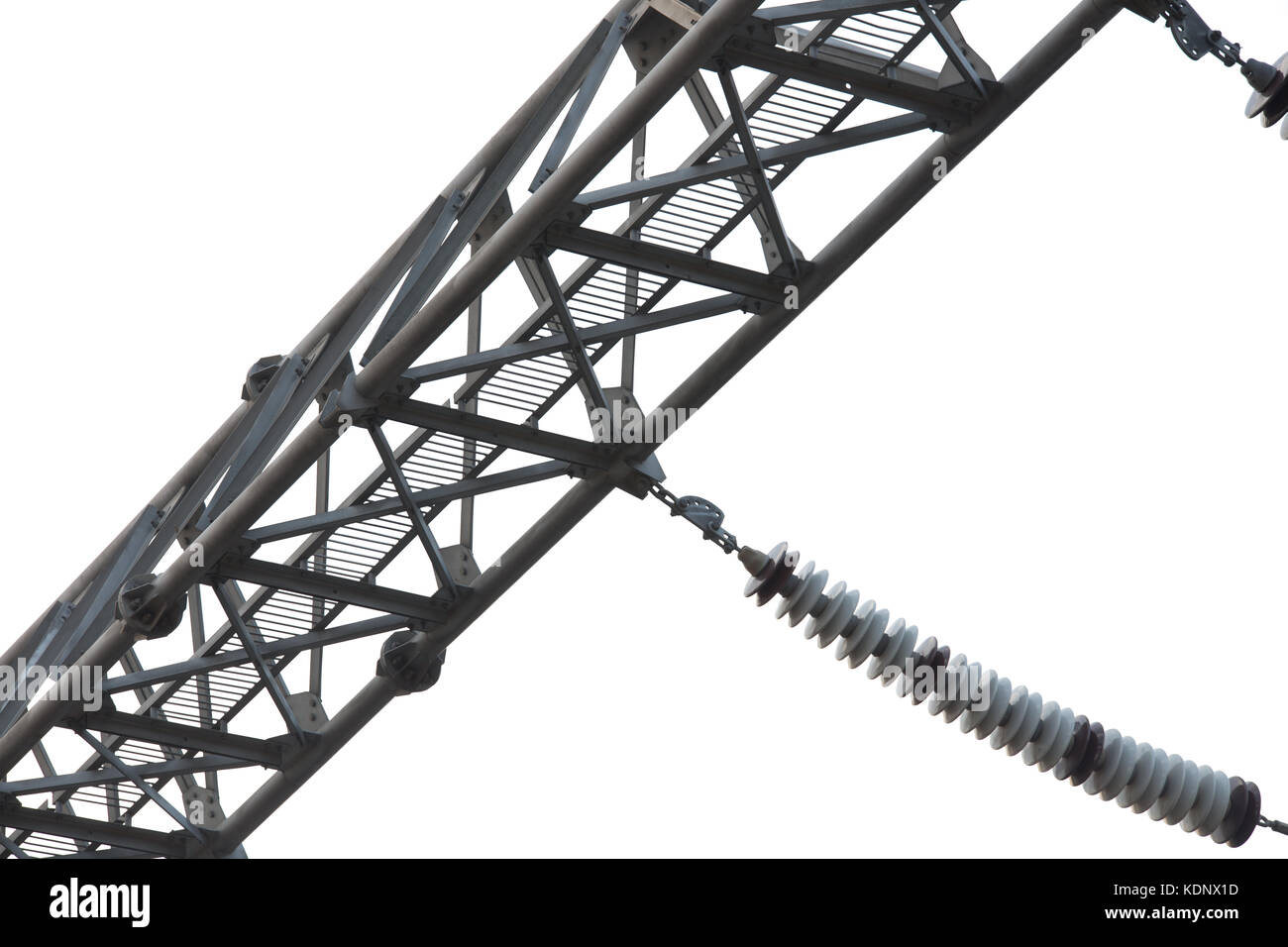 Poste de transformation haute tension Banque D'Images