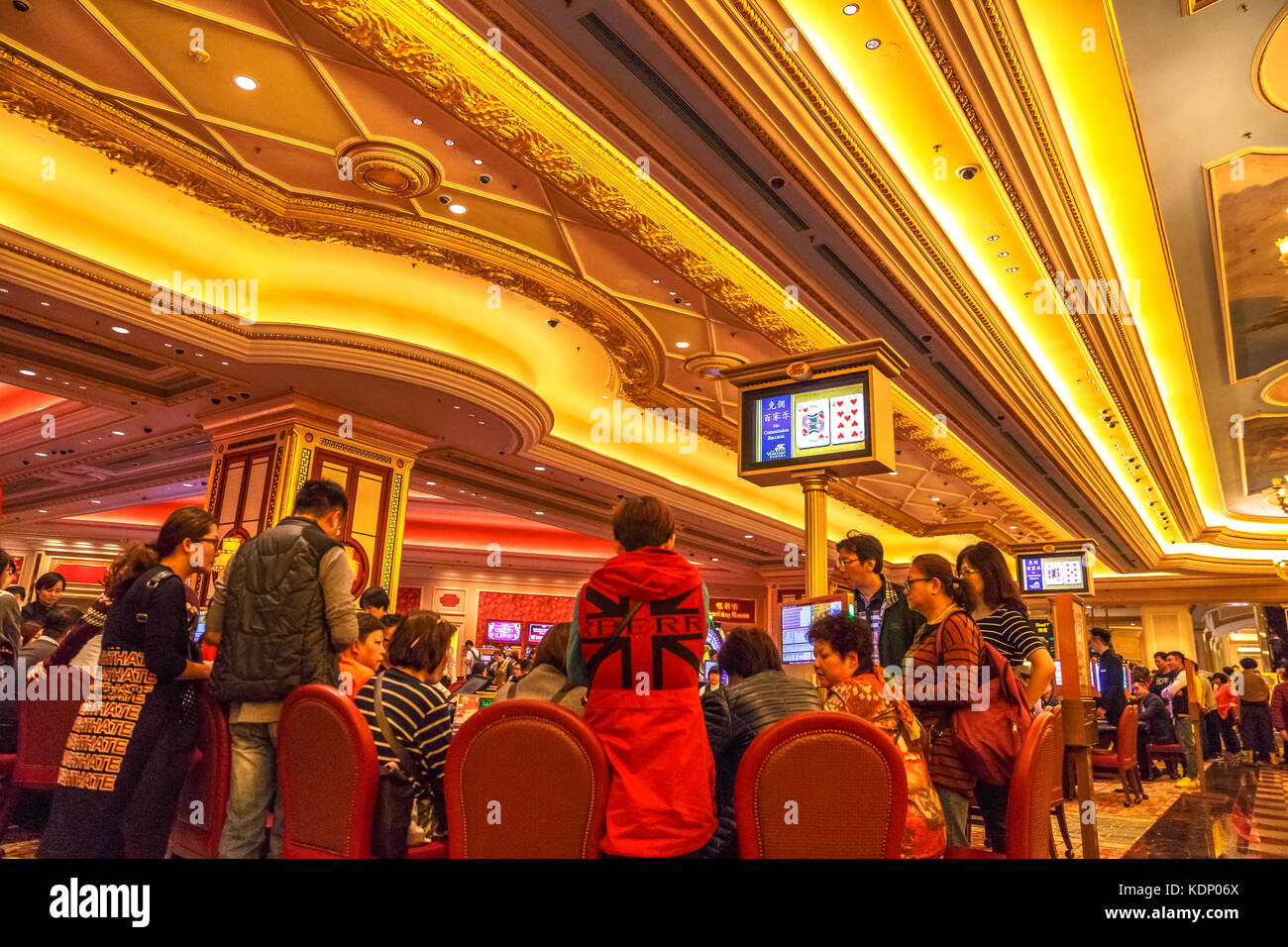 Blackjack Venetian Casino Banque D'Images