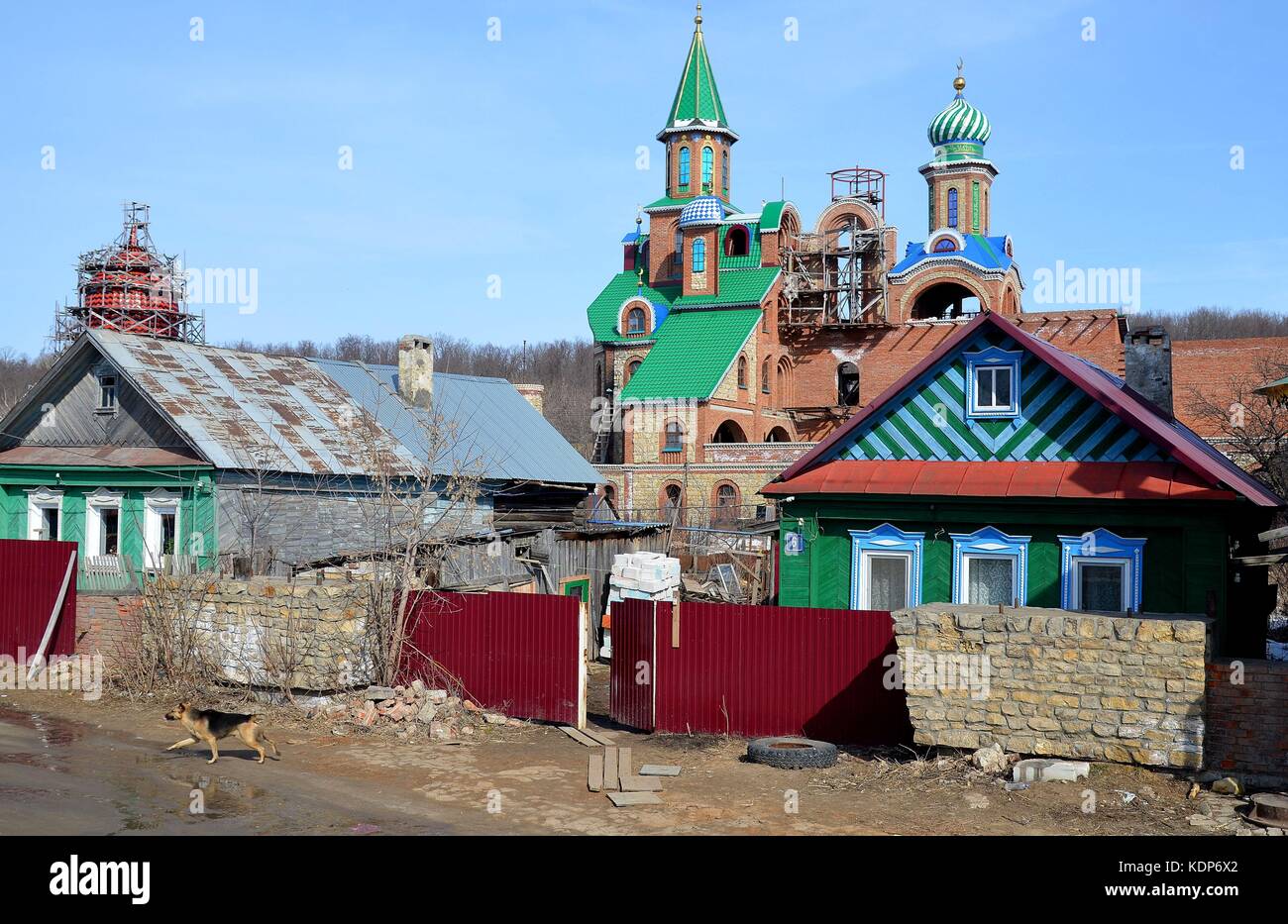 Dans Arakchino Kathedrale Religionen und bei Kazan, Tatarstan, Russie Banque D'Images
