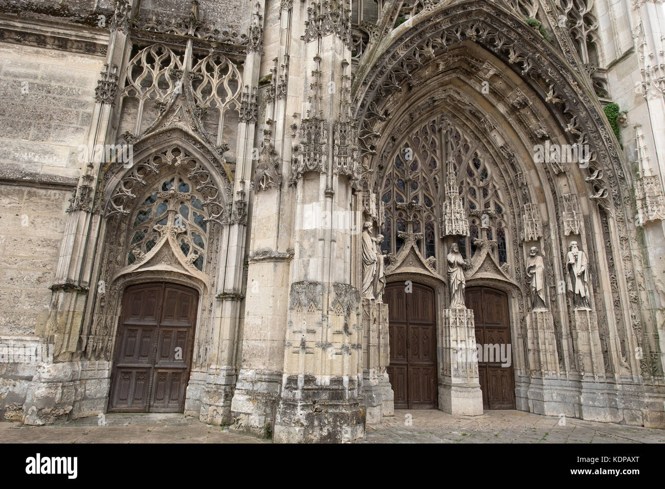 Abbaye de la Trinité, Vendôme, vallée de la Loire, France Banque D'Images