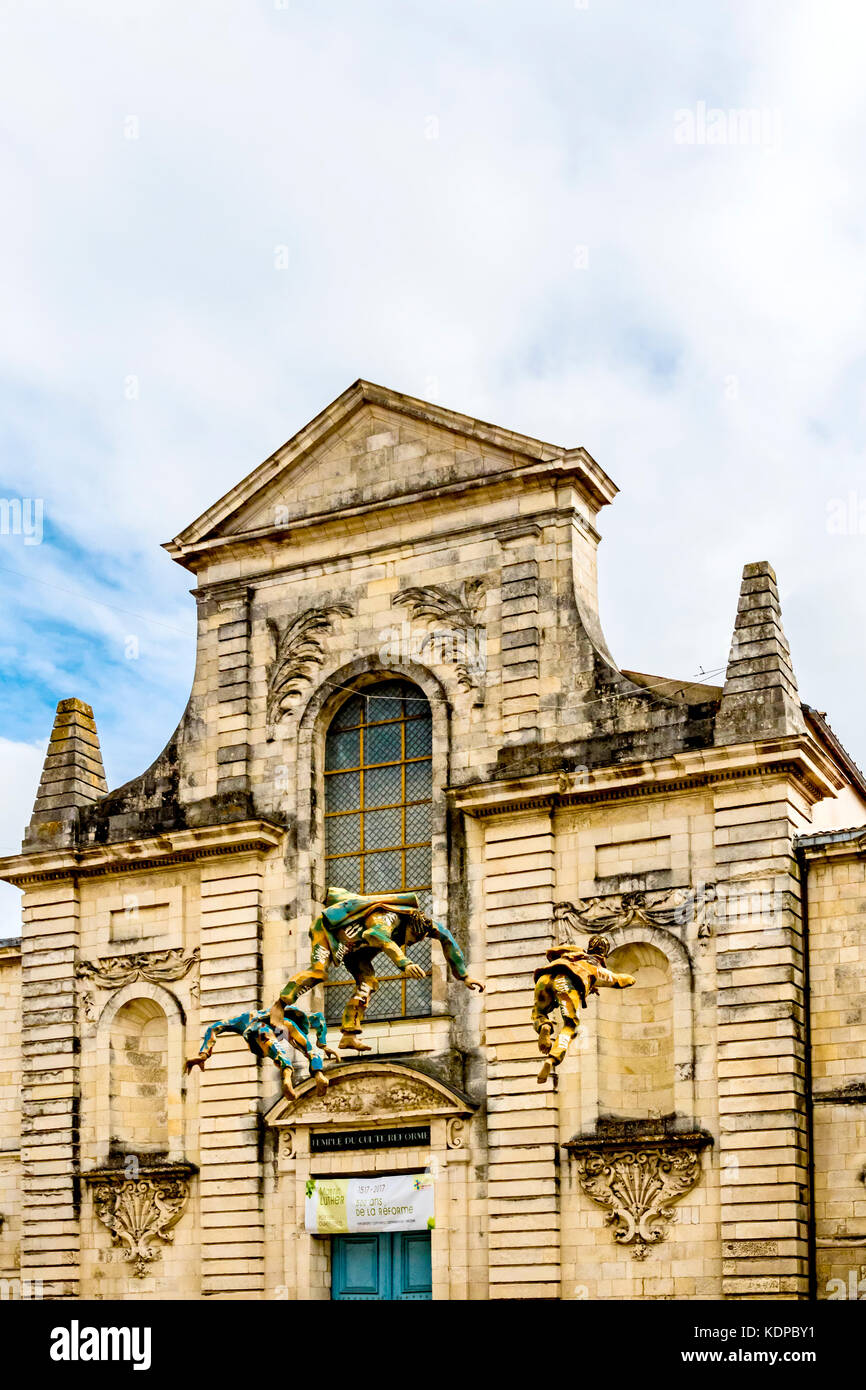 La Rochelles (France, Charentes-Maritime) : église protestante ; Evangelische Kirche Banque D'Images