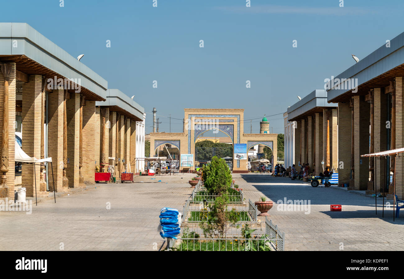 Dekhon bazaar à khiva, Ouzbékistan Banque D'Images