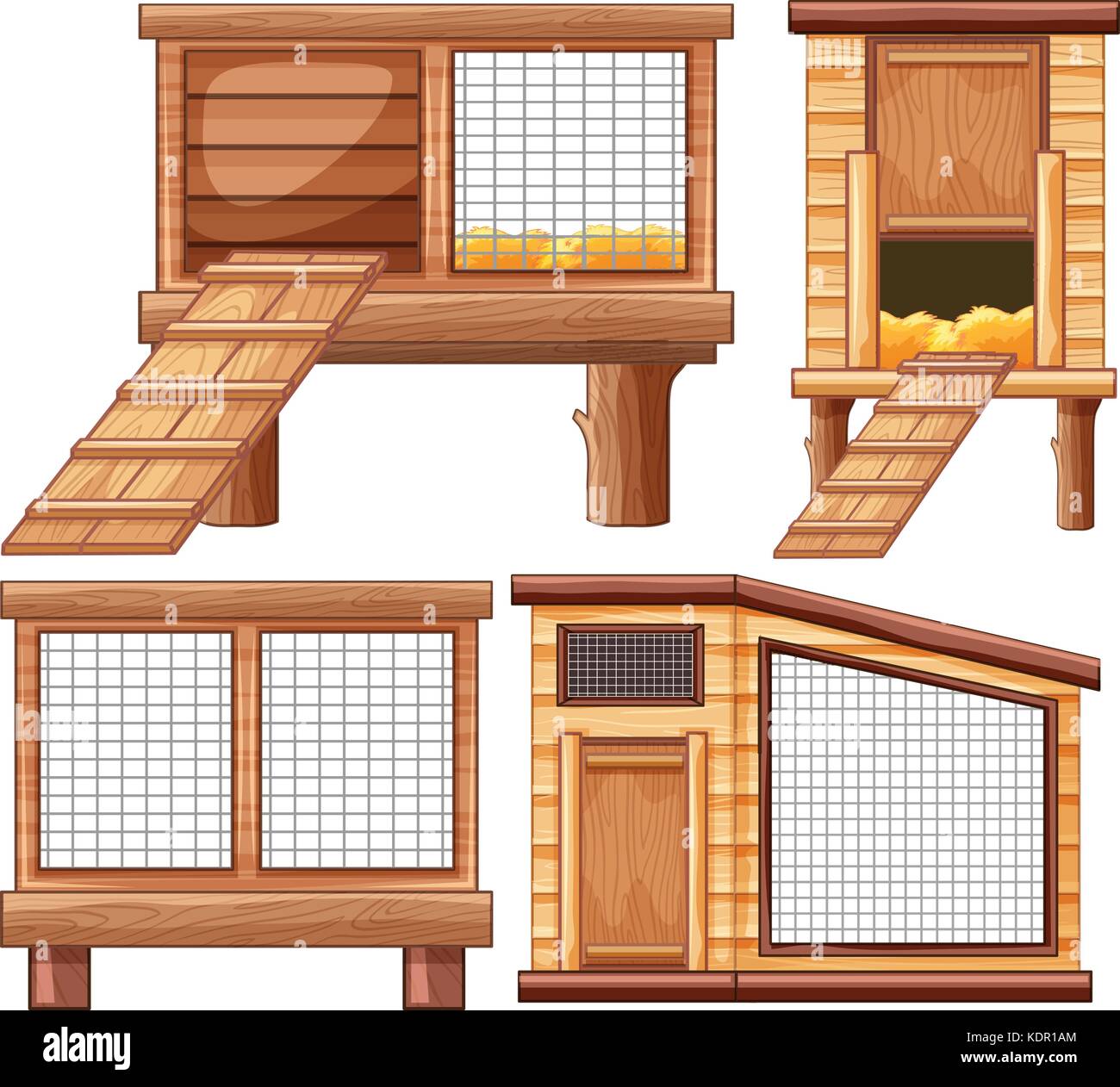Poulaillers Banque du0027images vectorielles - Alamy