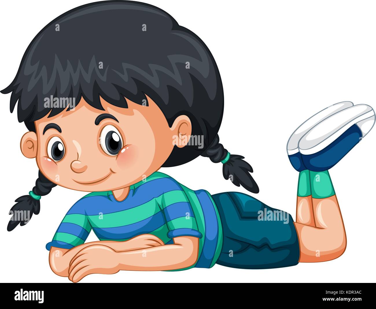 Petite Fille Aux Cheveux Noirs Banque D images Vectorielles Alamy petite-fille-aux-cheveux-noirs-banque-d-images-vectorielles-alamy