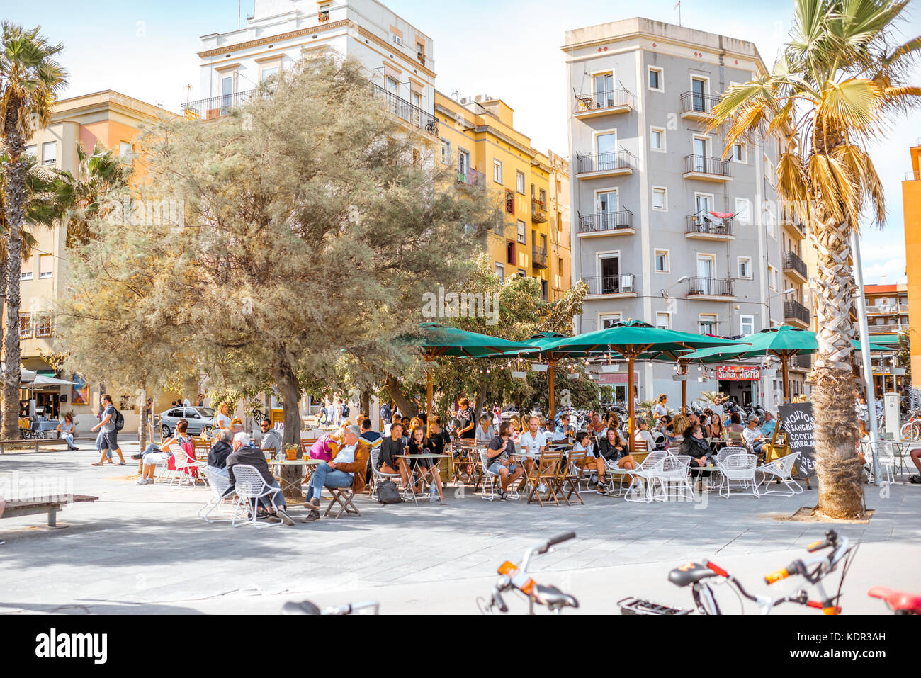 Plage de barcelone Banque D'Images