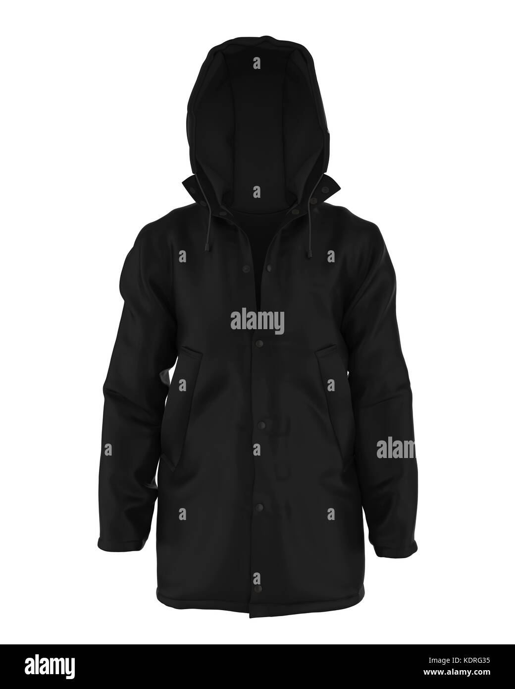 Manteau de pluie isolated Banque D'Images