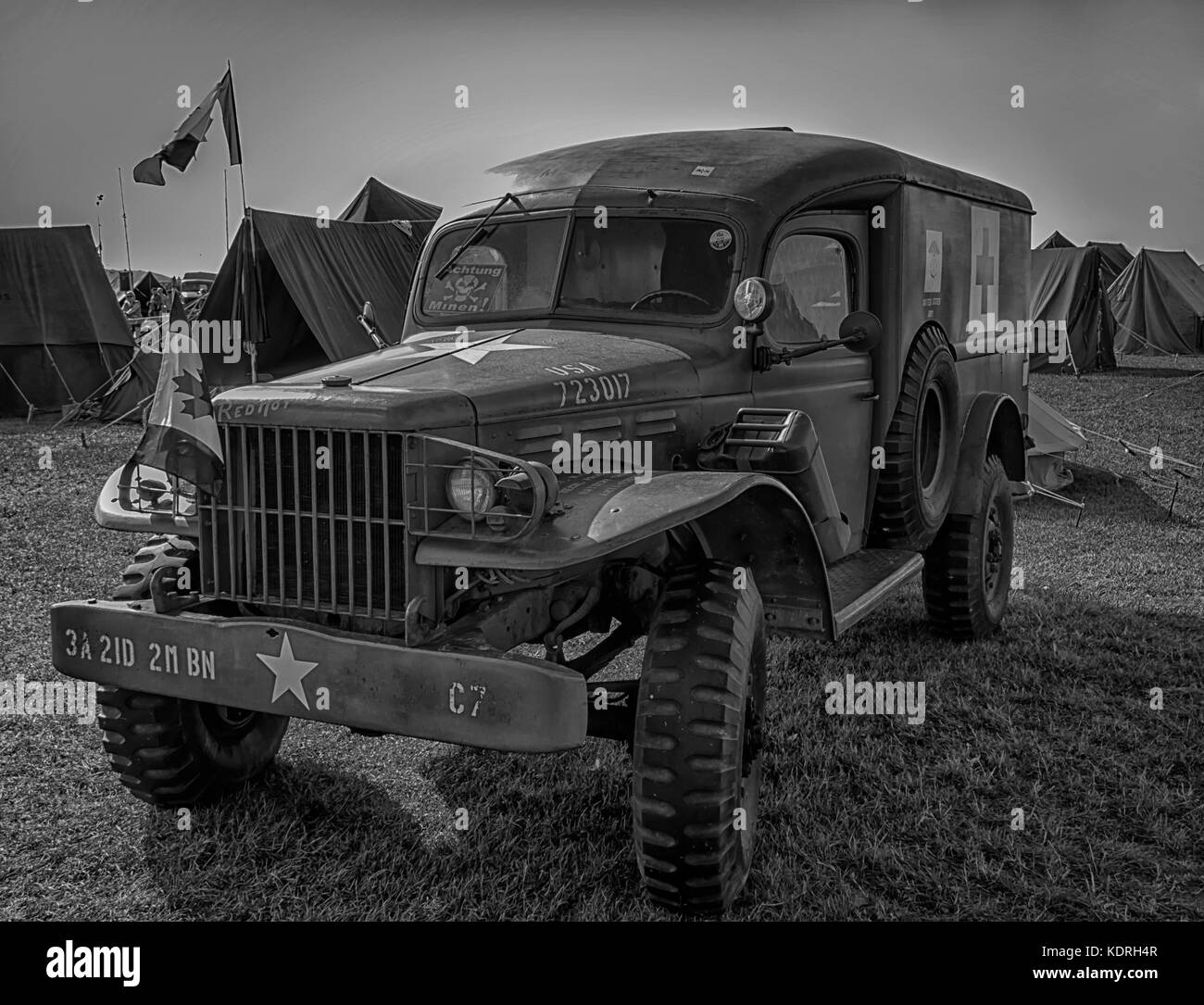 Ambulance militaire Dodge WC54 Banque D'Images