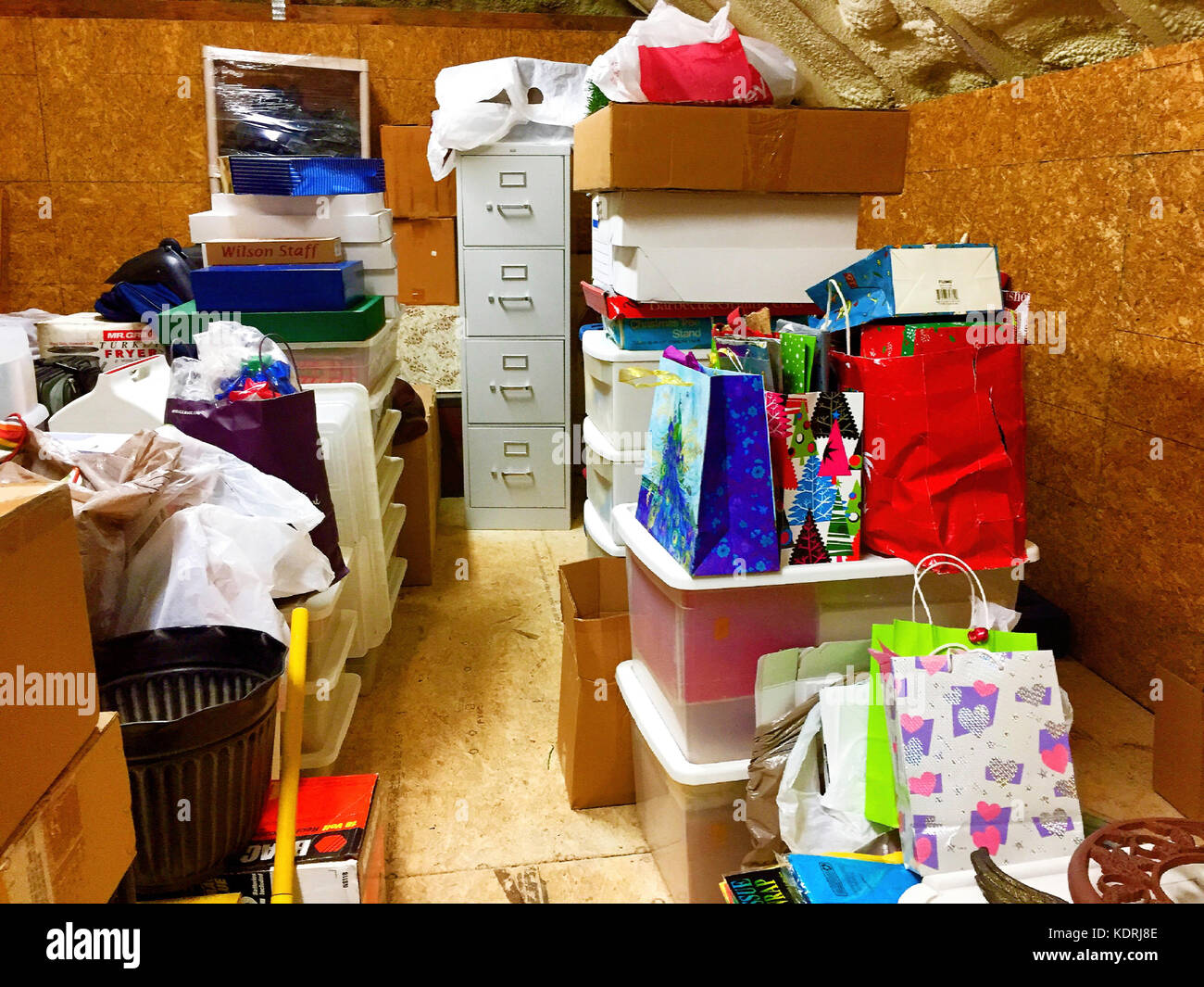 Stockage en grenier accueil résidentiel, usa Banque D'Images