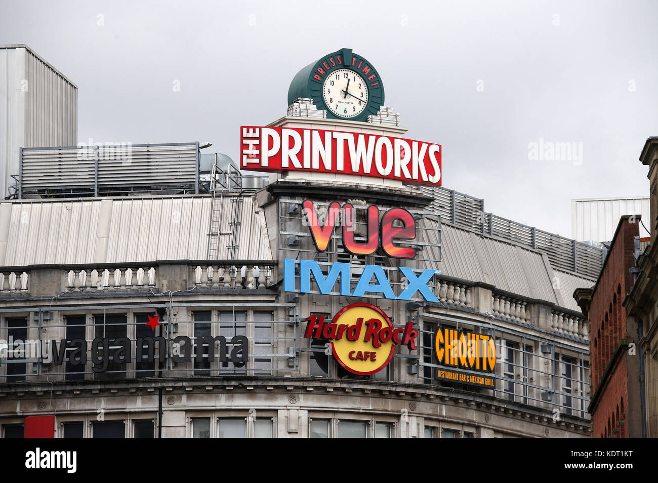 Le complexe de divertissement Printworks, dans le centre-ville de Manchester Banque D'Images