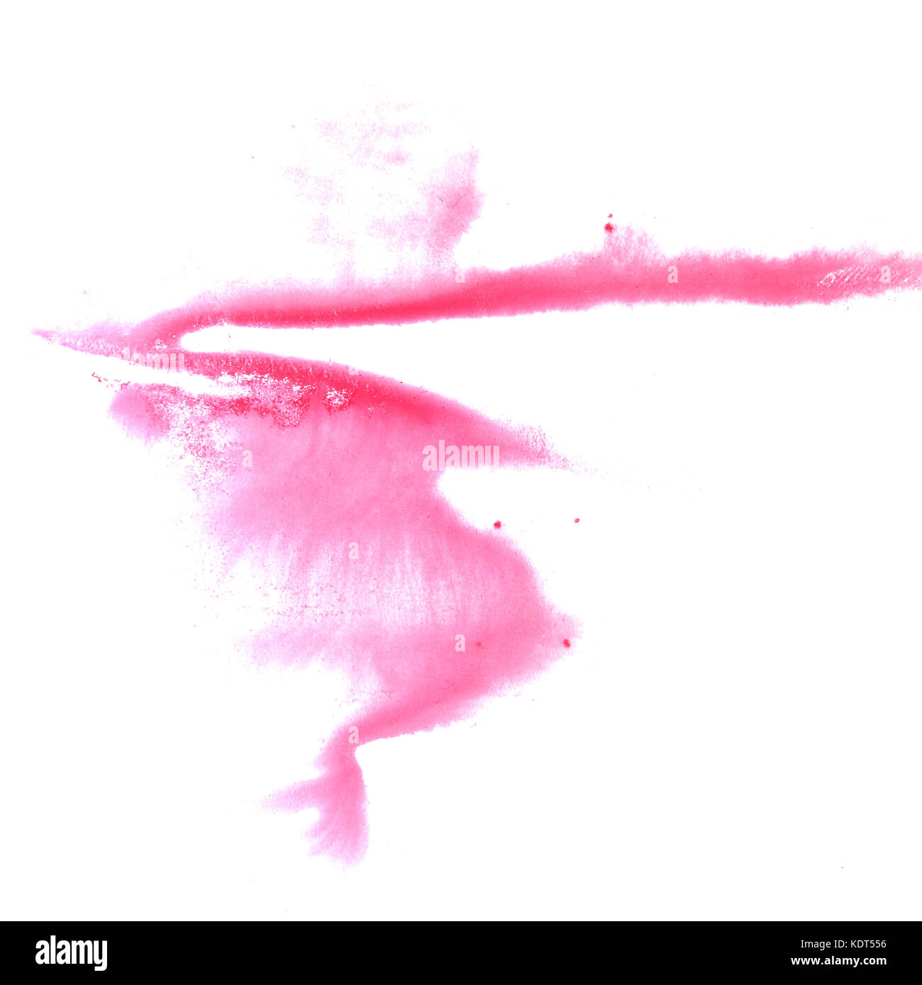 Tache Color Rosa Art l'encre aquarelle rose peinture blob aquarelle splash tache colorée ...