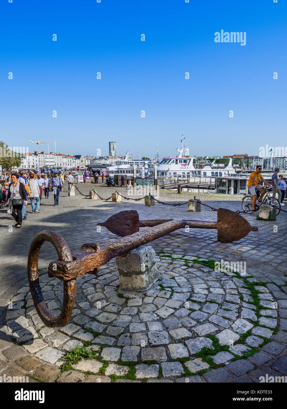Le vieux port (vieux port) de la Rochelle, charente-maritime, France. Banque D'Images