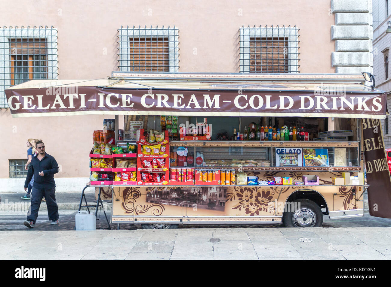 Ice cream cart italy Banque de photographies et d’images à haute