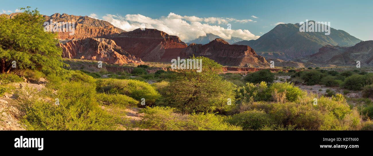 La Quebrada de la conches, valles calchaquies, la province de Salta, Argentine Banque D'Images
