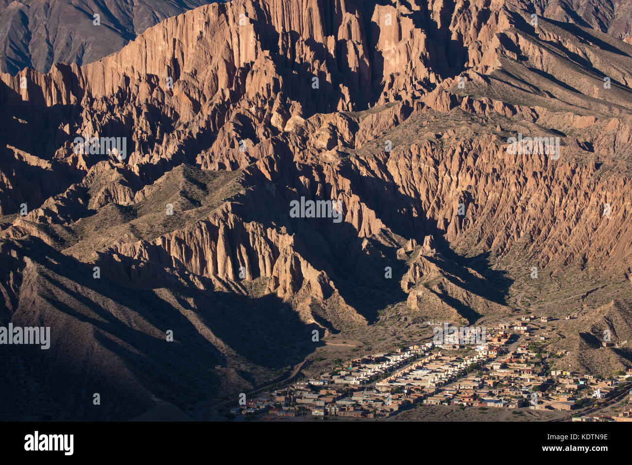 Des couleurs dans les montagnes de la quebrada de Humahuaca nr tilcara, Jujuy province, Turkey Banque D'Images