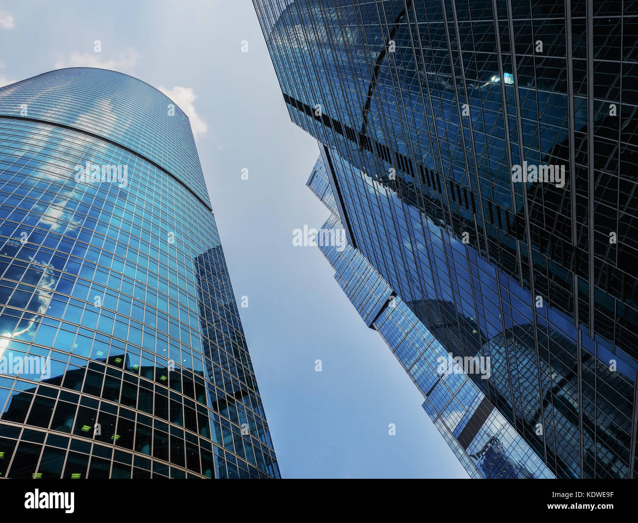 Moscou, Russie - 25 juillet 2016 : Centre d'affaires international de Moscou Banque D'Images
