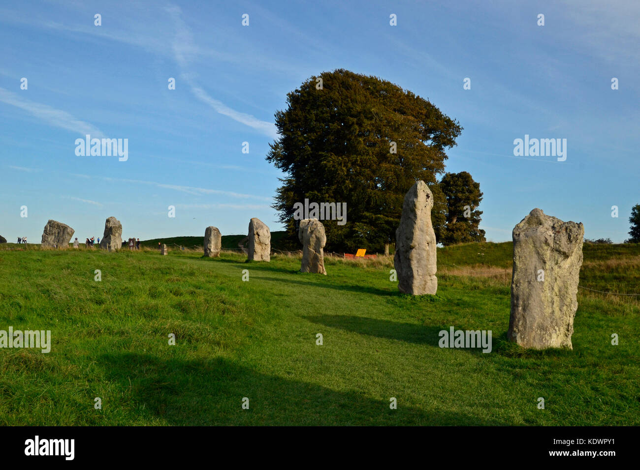 Le cercle de pierres d'Avebury Henge, Wiltshire Banque D'Images