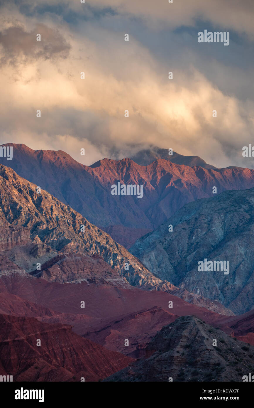 La Quebrada de la Conches, Valles Calchaquies, la province de Salta, Argentine Banque D'Images
