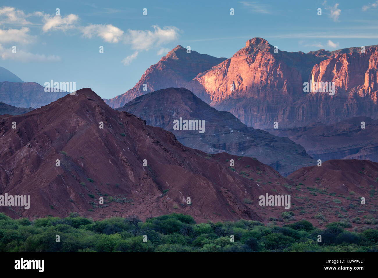 La Quebrada de la Conches, Valles Calchaquies, la province de Salta, Argentine Banque D'Images
