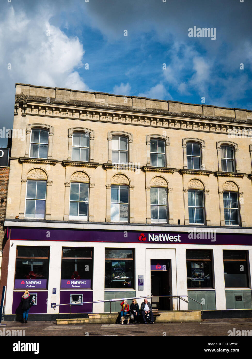 La Banque Natwest, market place, Newbury, Berkshire, Angleterre Banque D'Images