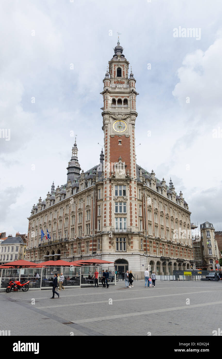 La vieille ville de Lille, France Banque D'Images