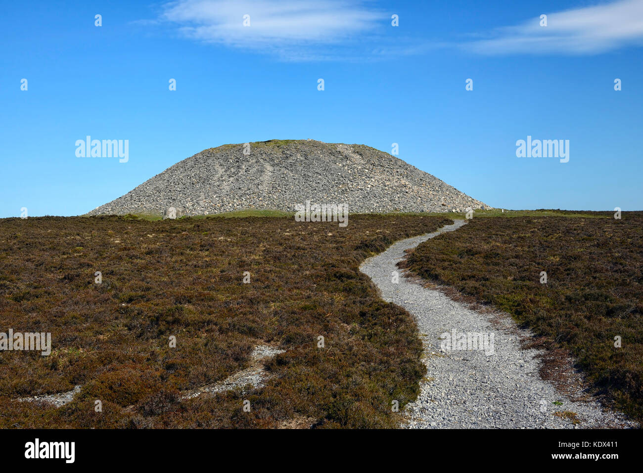 Knocknarea, reine Maeve, le tombeau de la reine Maeve, la tombe de la reine Maeve, cairn, Hill, lieu de sépulture, la mythologie, mythologique, Strandhill, Sligo, Yeat's country Banque D'Images