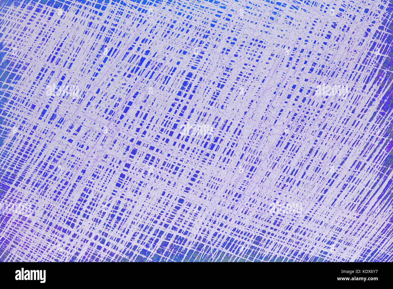 Bleu et violet l'art abstrait peinture Banque D'Images