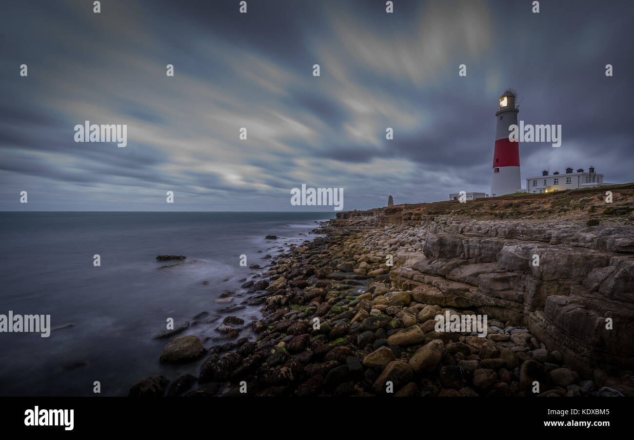 PORTLAND BILL LIGHTHOUSE DANS LE DORSET Banque D'Images