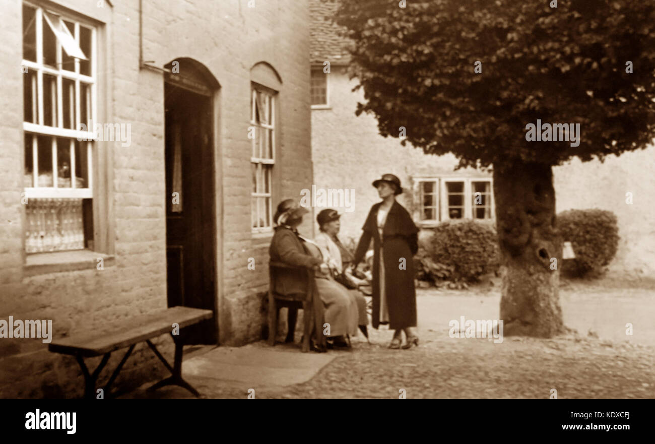 Le Dolphin Inn, Betchworth, début des années 1900 Banque D'Images