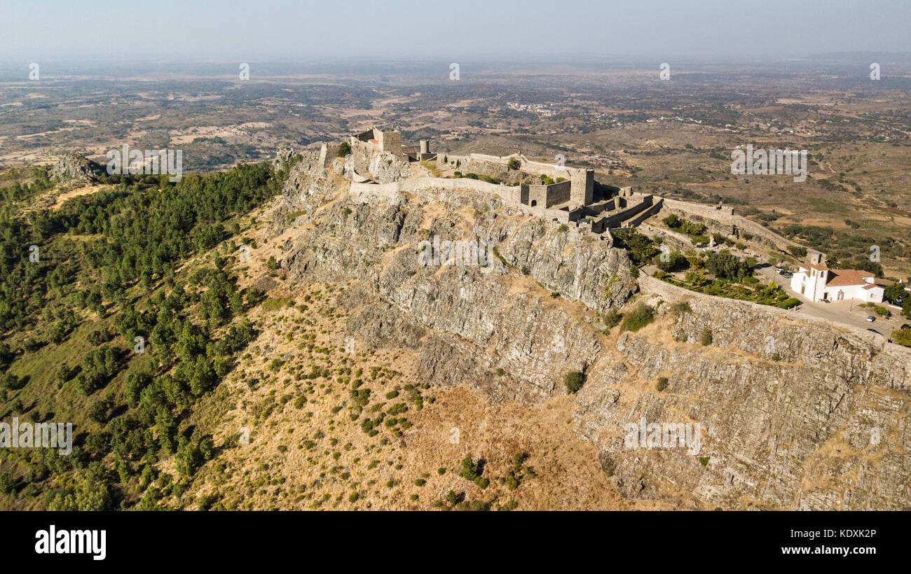 Château de Marvao, Marvao, Alentejo, Portugal Banque D'Images