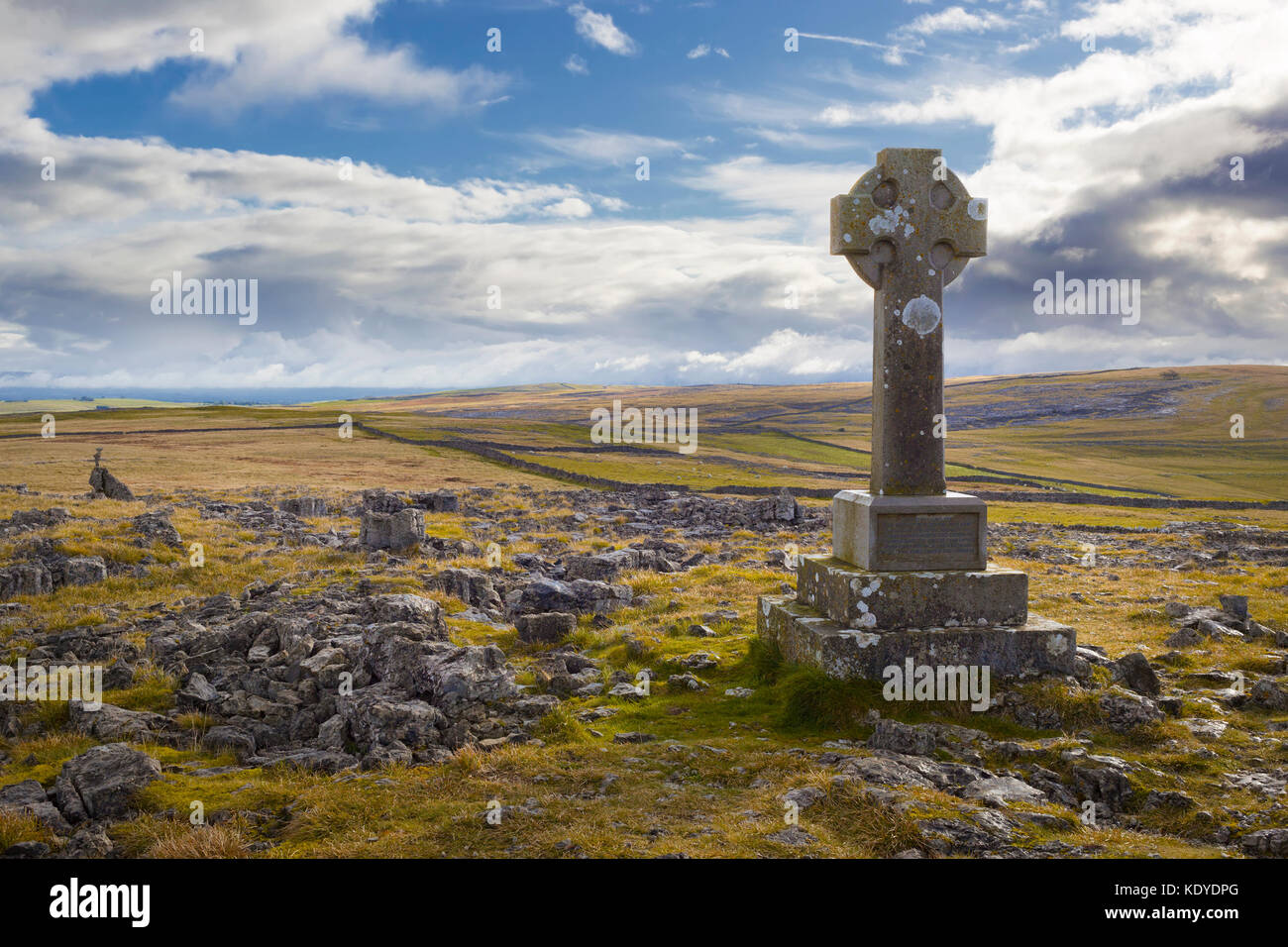 Le monument victoria au sommet de Beacon Hill près de orton en Cumbria, Angleterre, Royaume-Uni. Banque D'Images