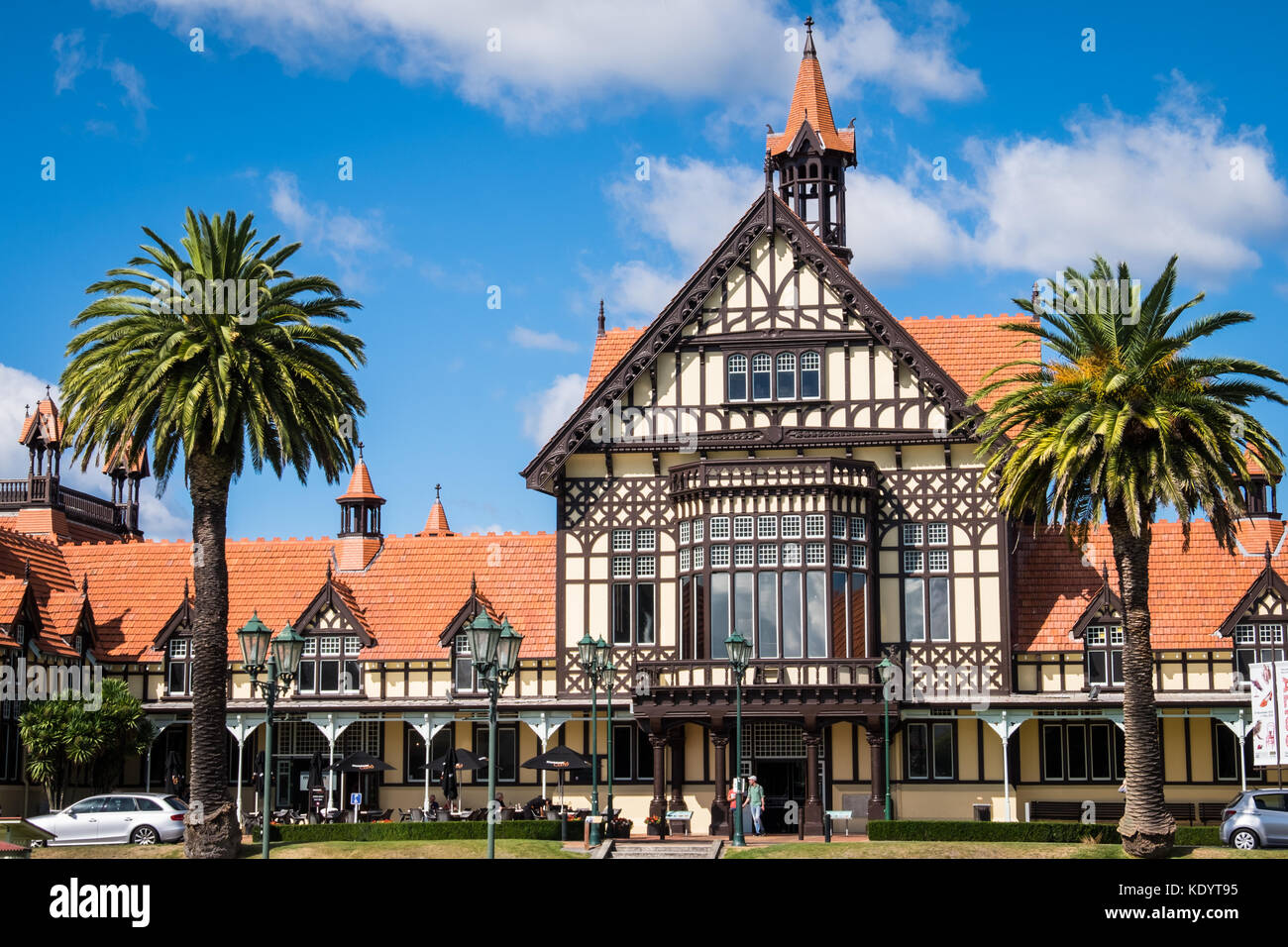 Musée de Rotorua Te Whare Taonga o Te Arawa, Nouvelle-Zélande Banque D'Images