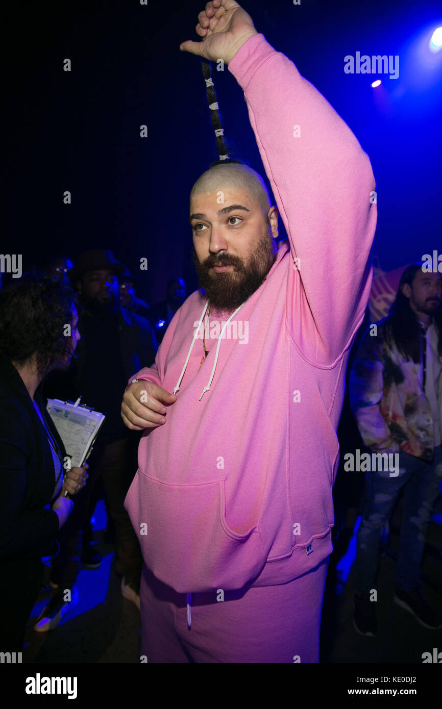 New York, USA. 16 oct, 2017. vh1 save the music foundation # turnitupto20 gala au stade sir37 sppider : crédit/Alamy live news Banque D'Images