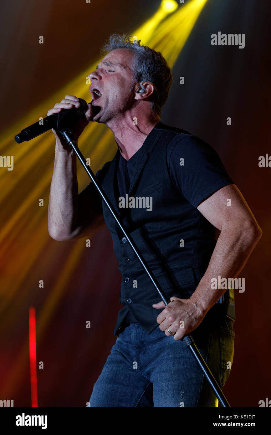 Québec,Canada. Bruno Pelletier joue sur la scène à Montréal Banque D'Images
