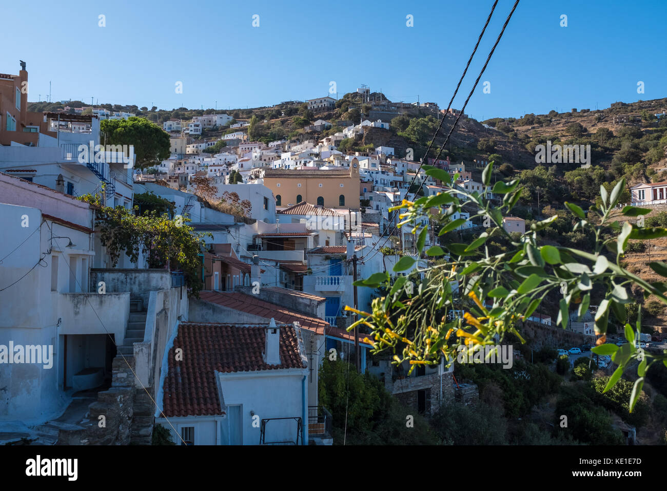Ioulis, kea, Grèce Banque D'Images