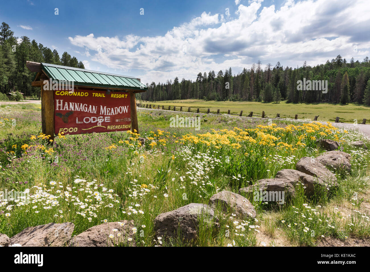 Hannagan Meadow Lodge, Alpine, Arizona Banque D'Images