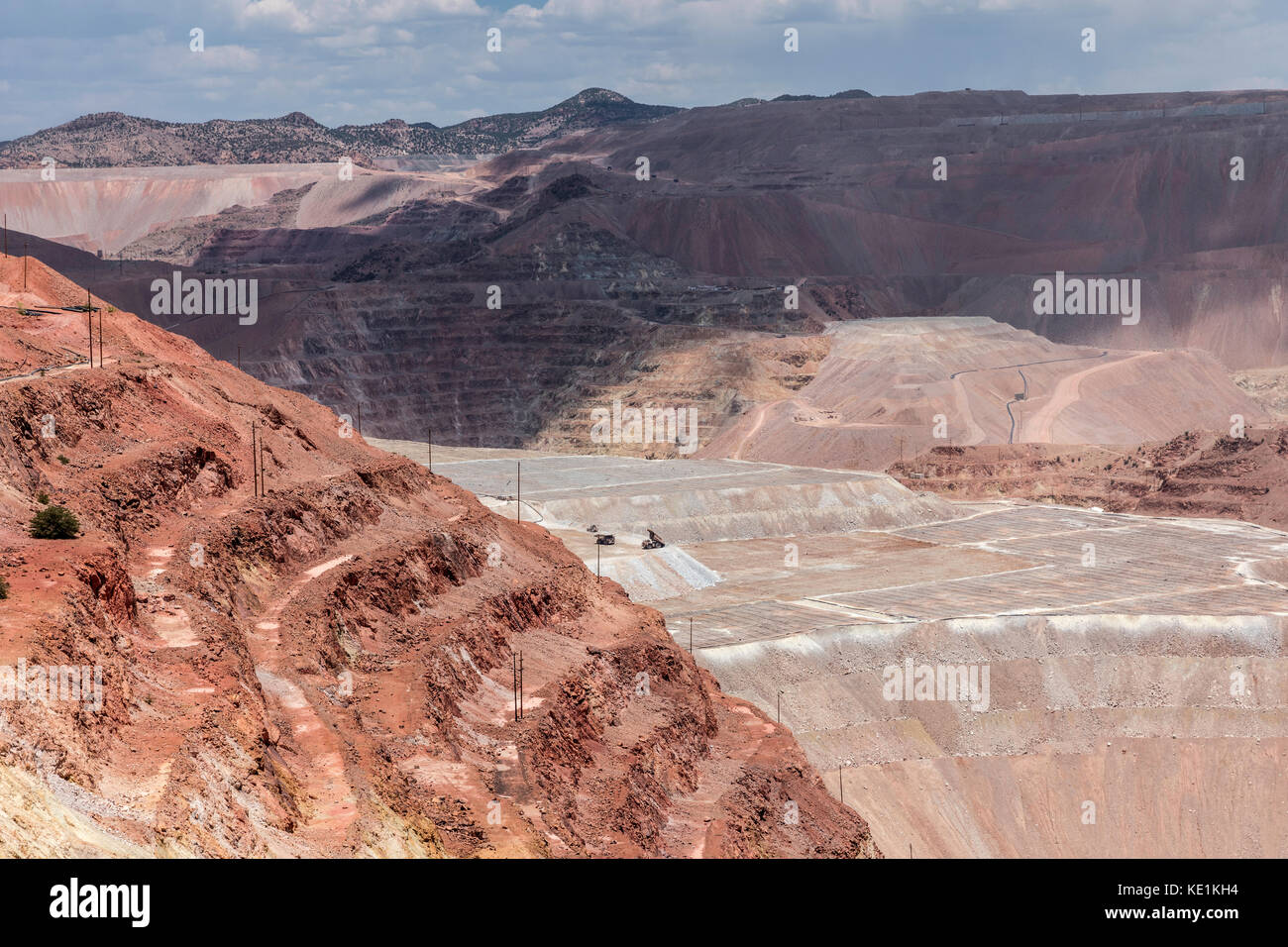 La mine de cuivre de Morenci, Graham Comté, Arizona, USA Banque D'Images