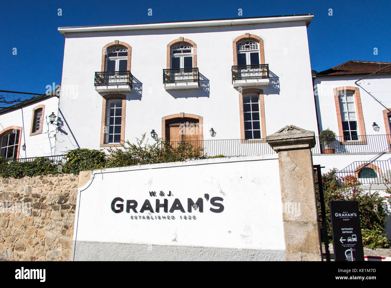 Graham's, Port, Porto, Porttugal Lodge Banque D'Images