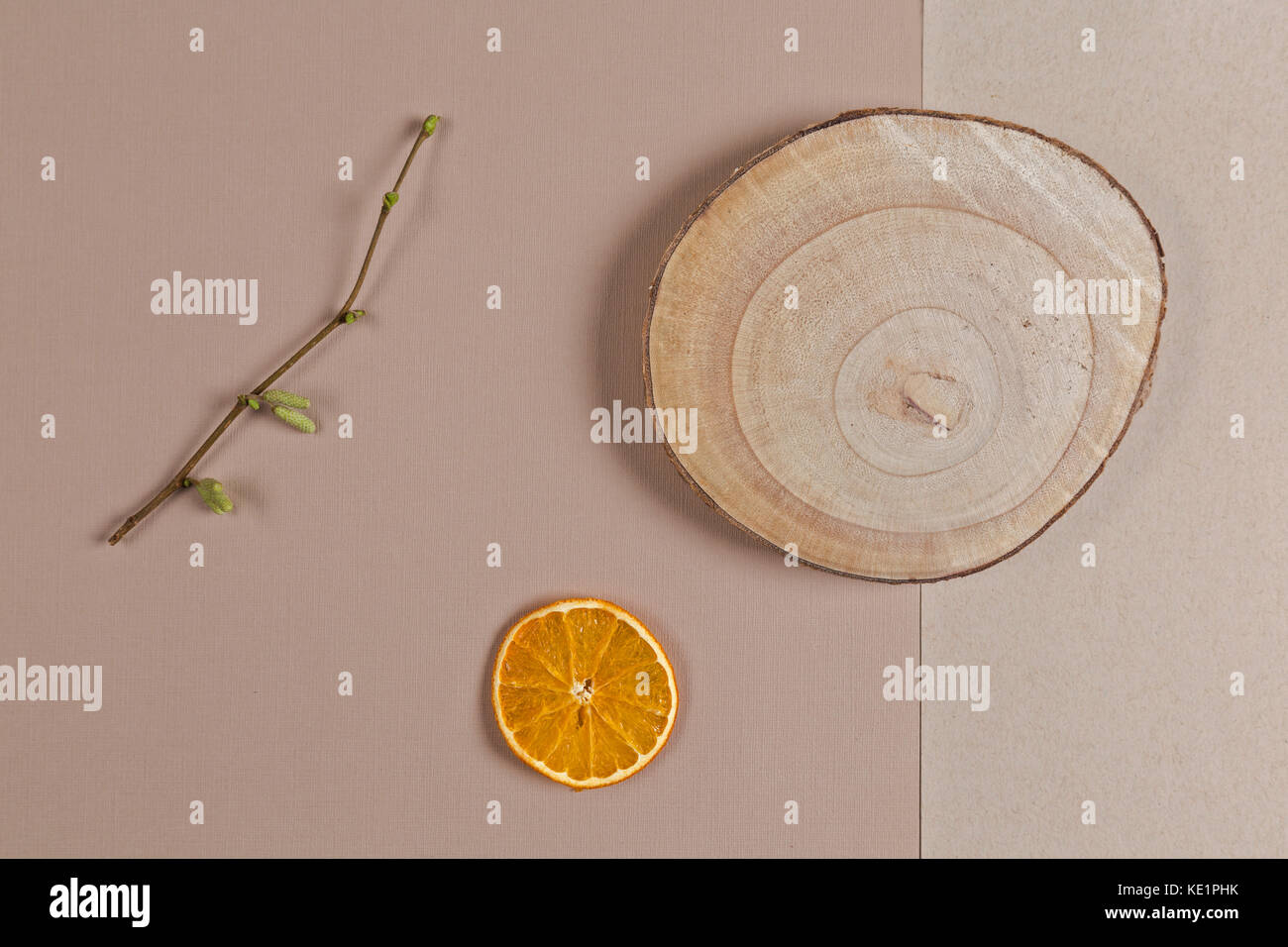 Trois objets de base d'automne Banque D'Images
